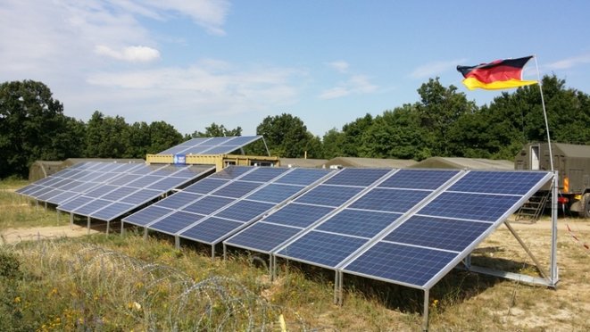 mobile solar power for NATO